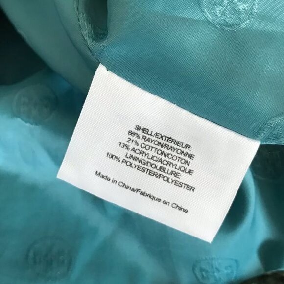 Tory Burch Abageil Yarn Knit Textured Tweed Jacket Size 4 - Picture 13 of 14